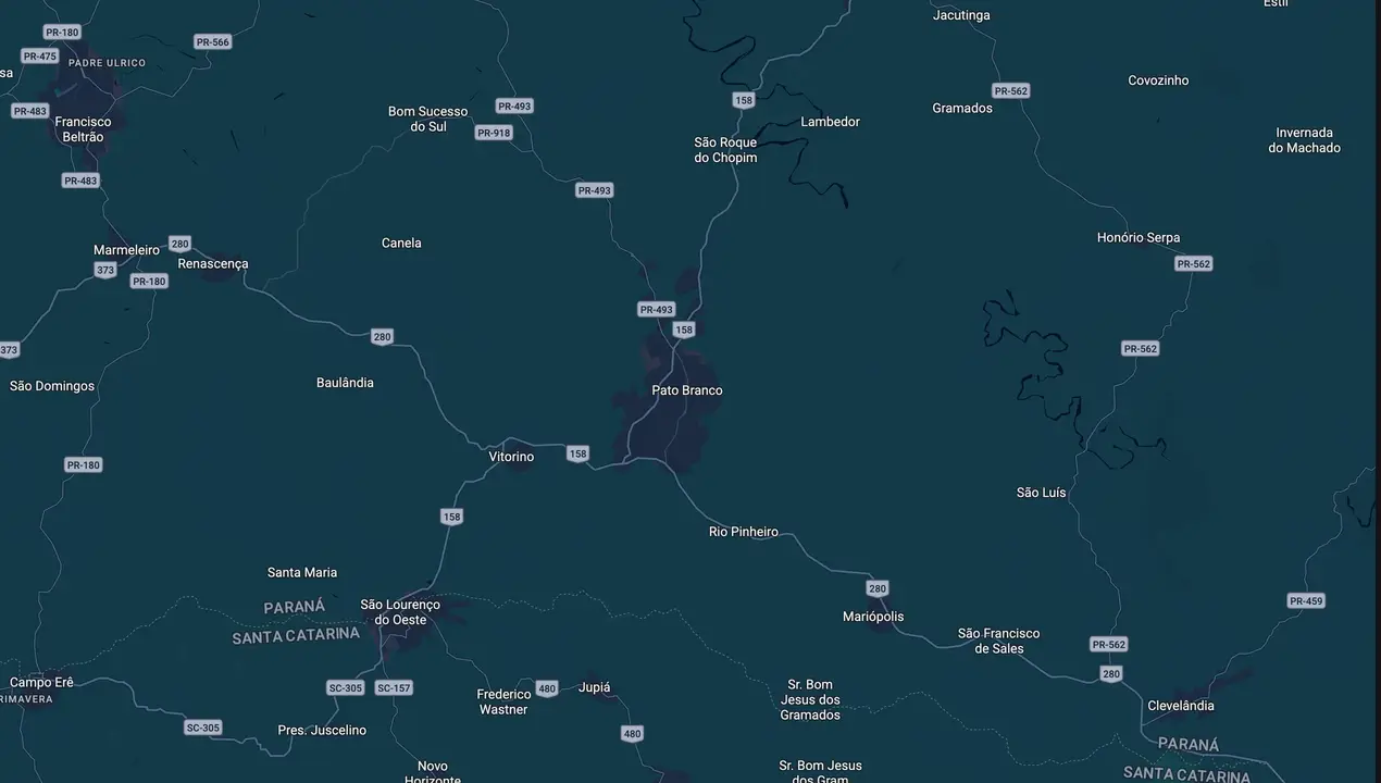 Mapa eleitoral de Géri Dutra