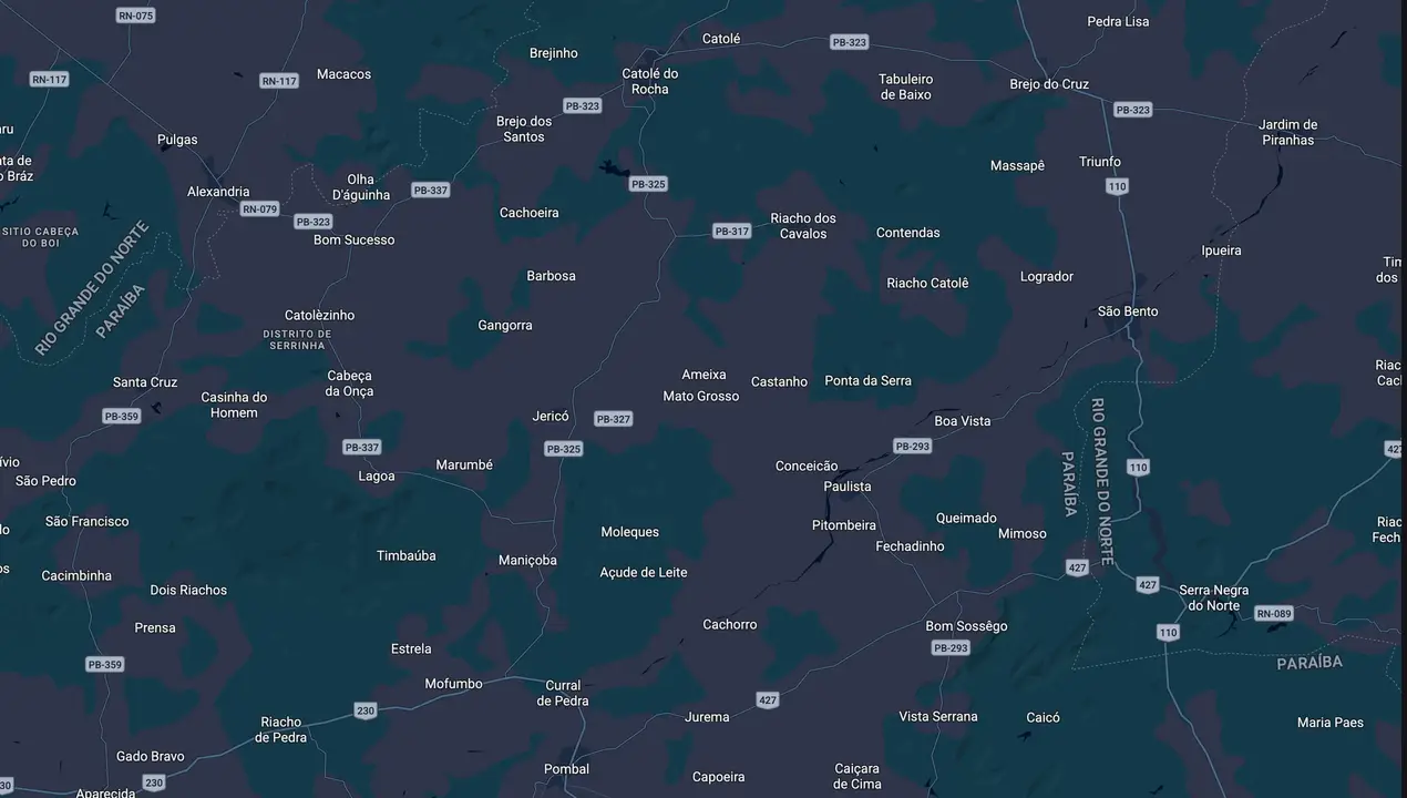 Mapa eleitoral de Gidalva