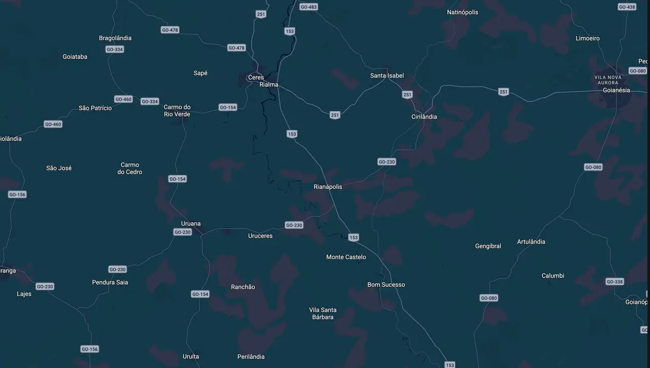 Mapa eleitoral de Gilber Miranda