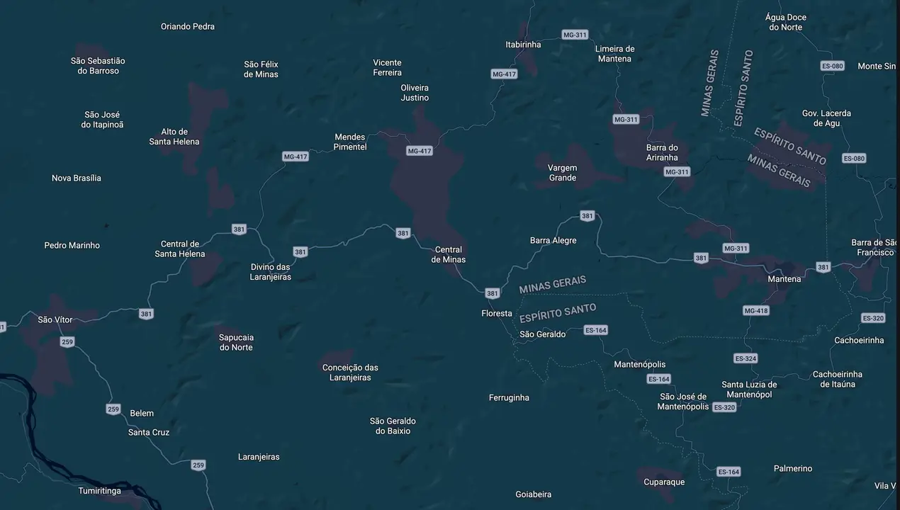 Mapa eleitoral de Gilberto Cunha