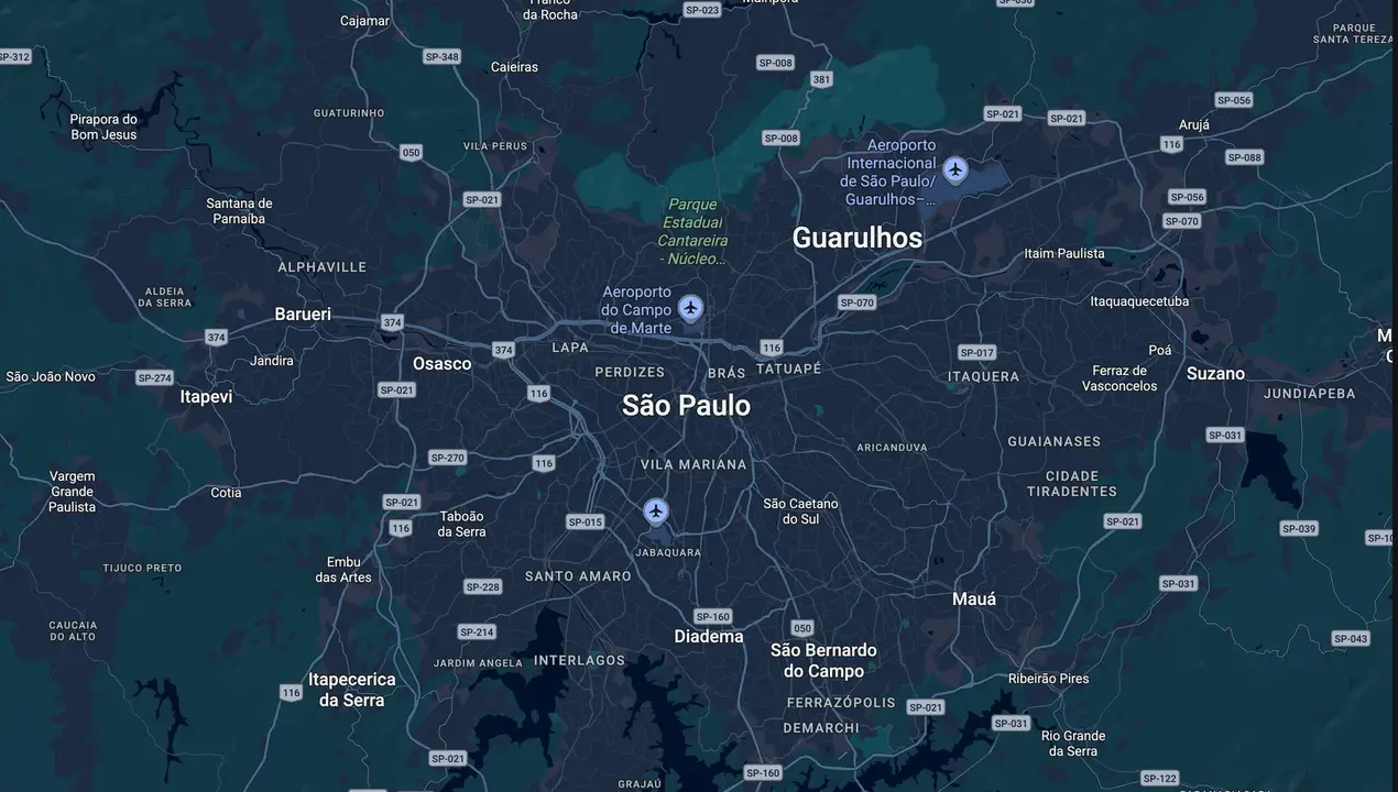 Mapa eleitoral de Gilberto Souza