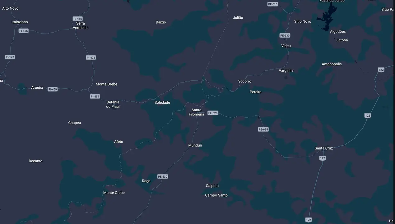 Mapa eleitoral de Gildevan