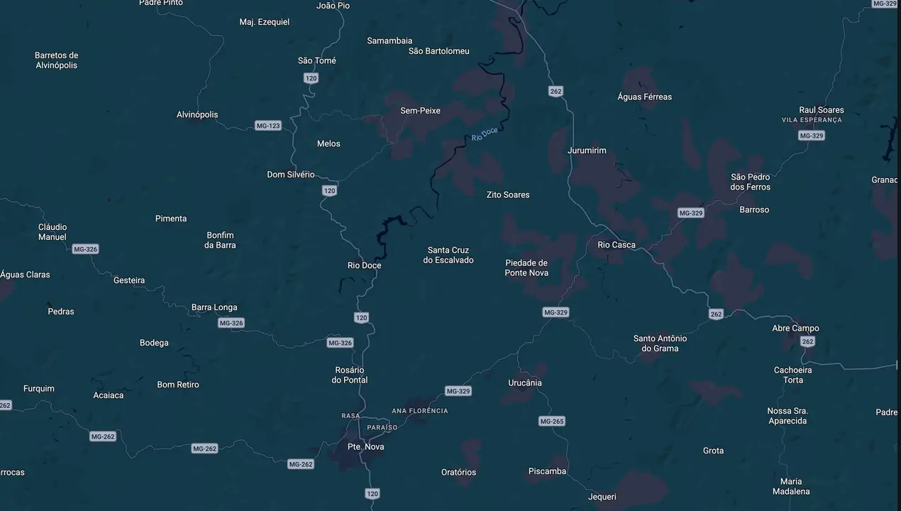 Mapa eleitoral de Gilmar