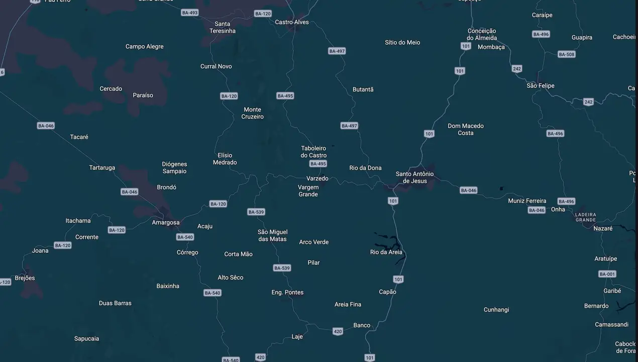 Mapa eleitoral de Gilmar