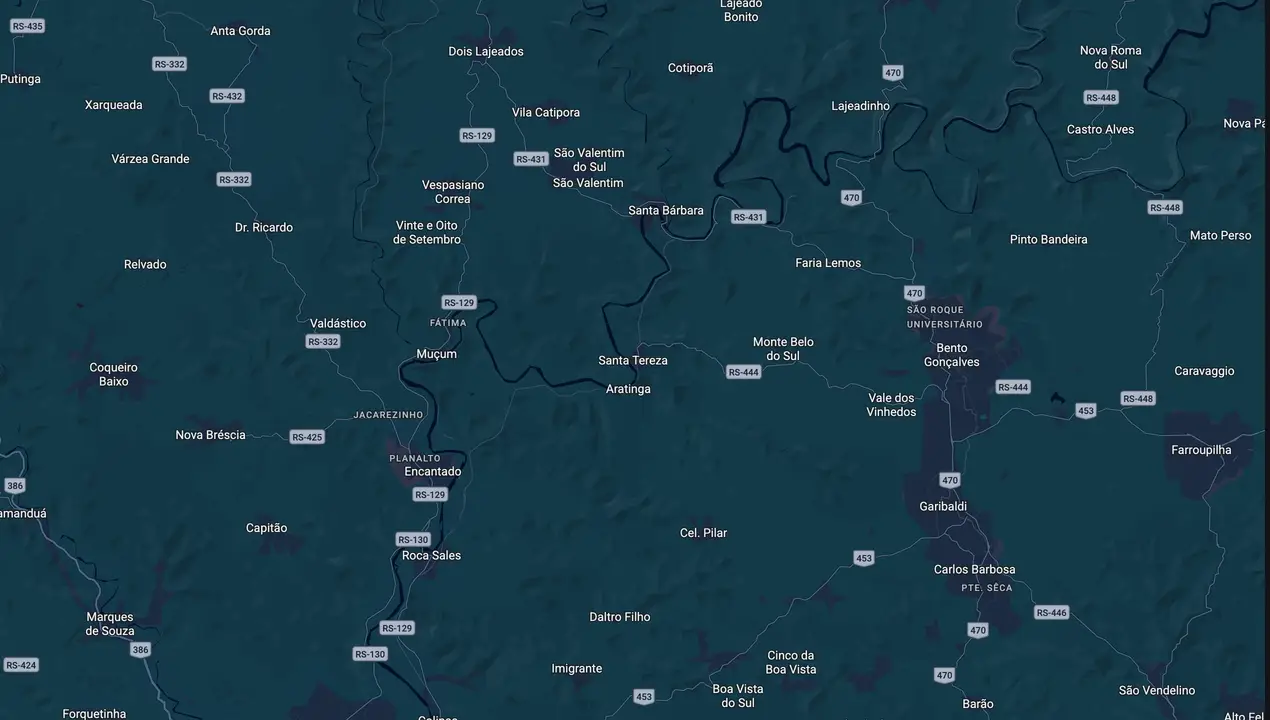 Mapa eleitoral de Gisele Caumo