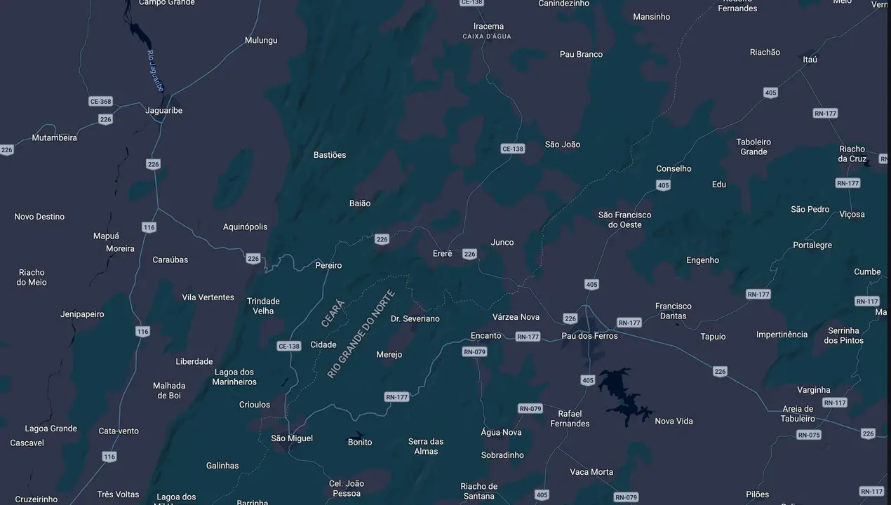 Mapa eleitoral de Glauber