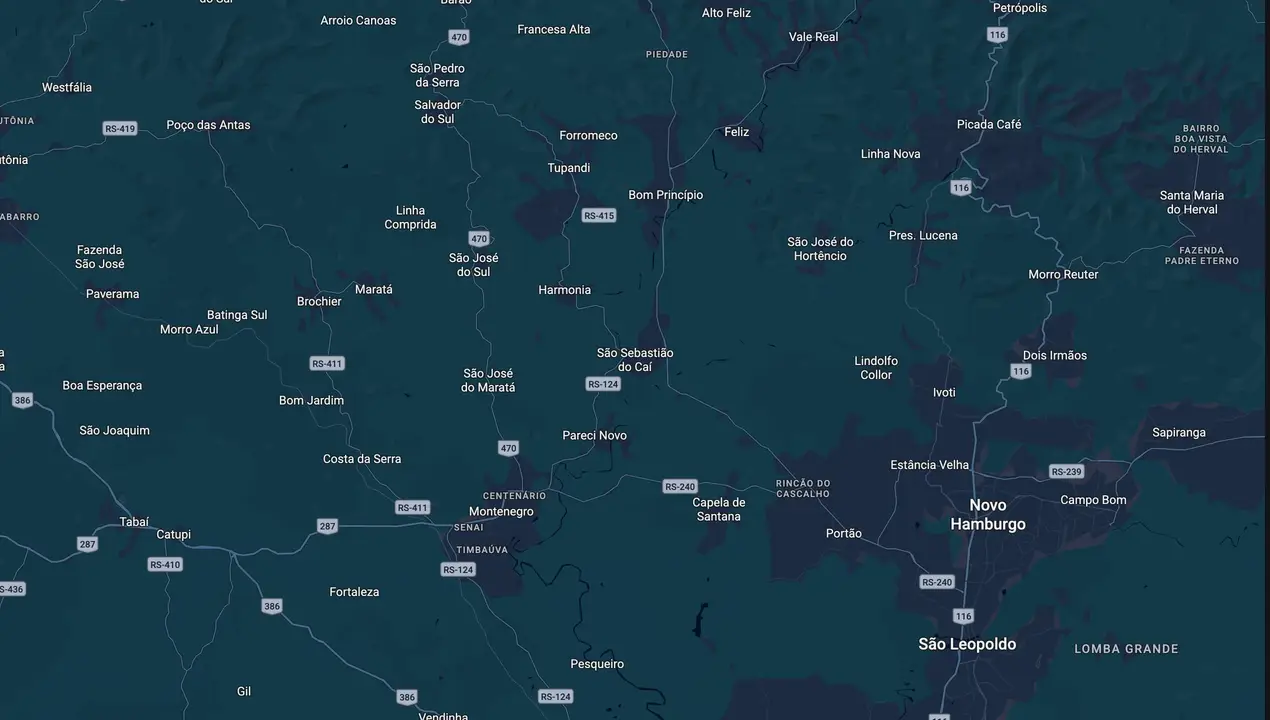 Mapa eleitoral de Guará