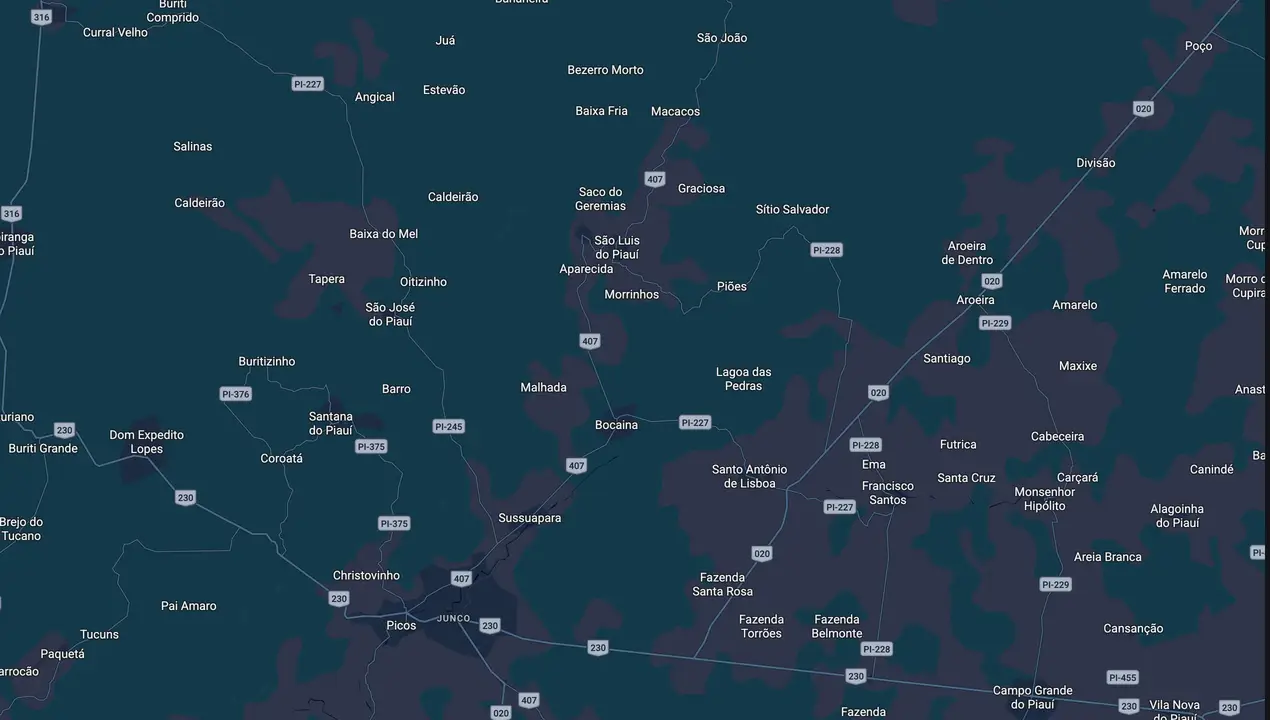 Mapa eleitoral de Guilherme Macêdo
