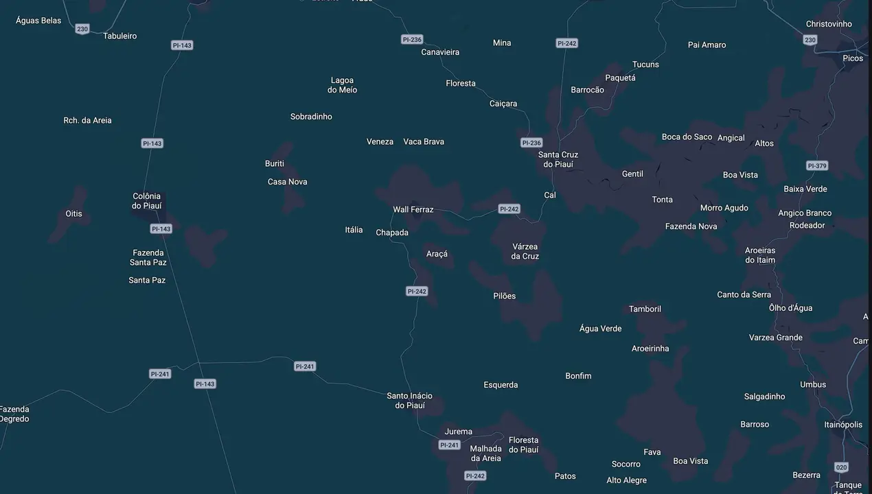 Mapa eleitoral de Guilherme Maia