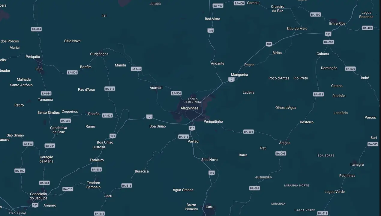 Mapa eleitoral de Gustavo Carmo