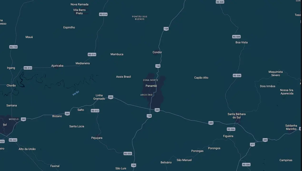 Mapa eleitoral de Gustavo Cavalheiro
