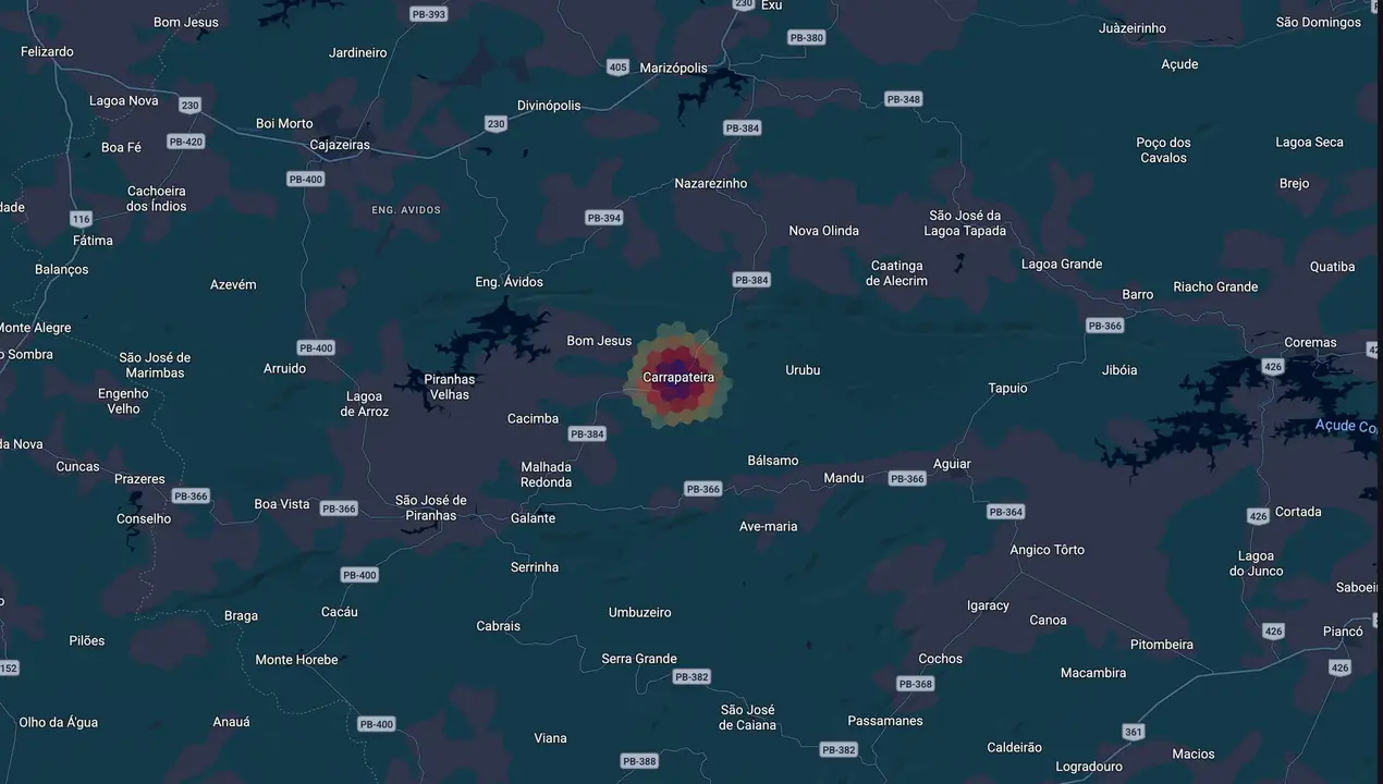 Mapa eleitoral de Iarley
