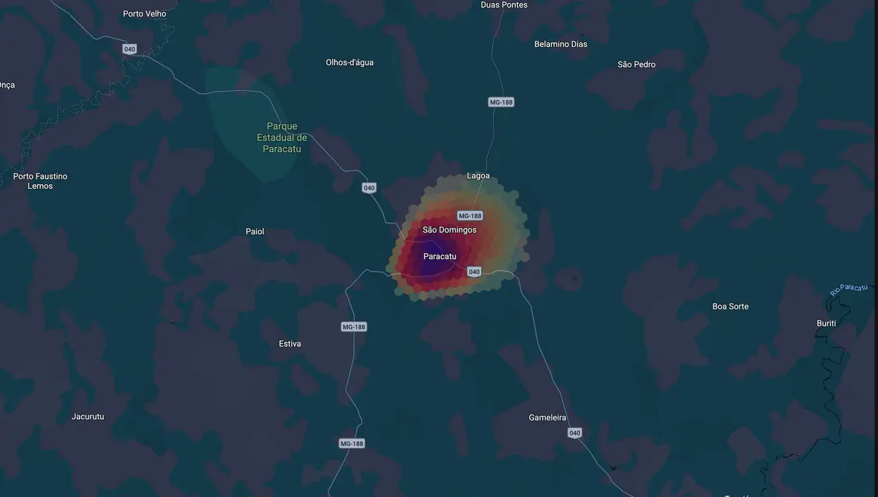 Mapa eleitoral de Igor Santos