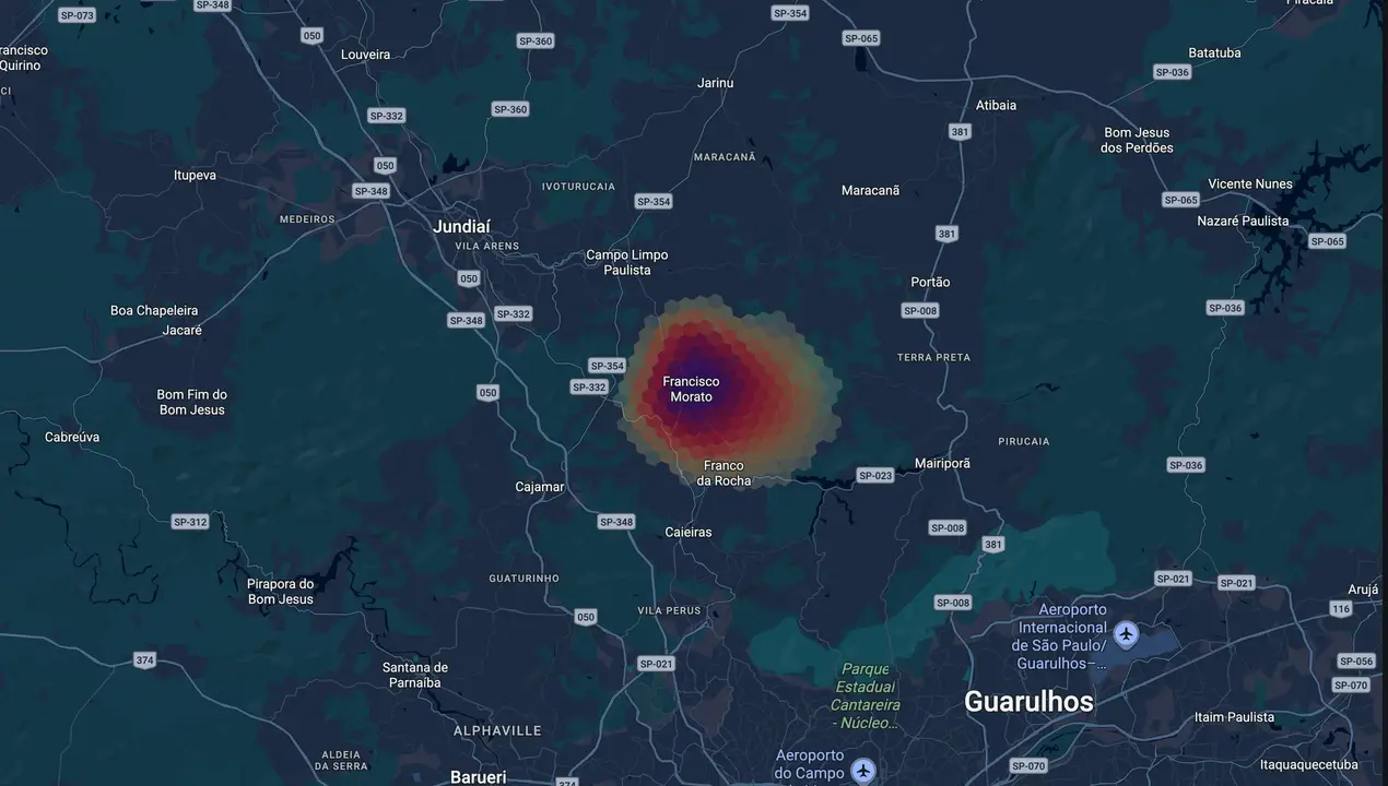 Mapa eleitoral de Ildo Gusmão