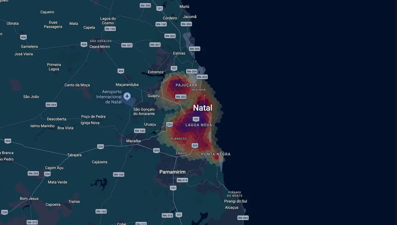 Mapa eleitoral de Irapoã