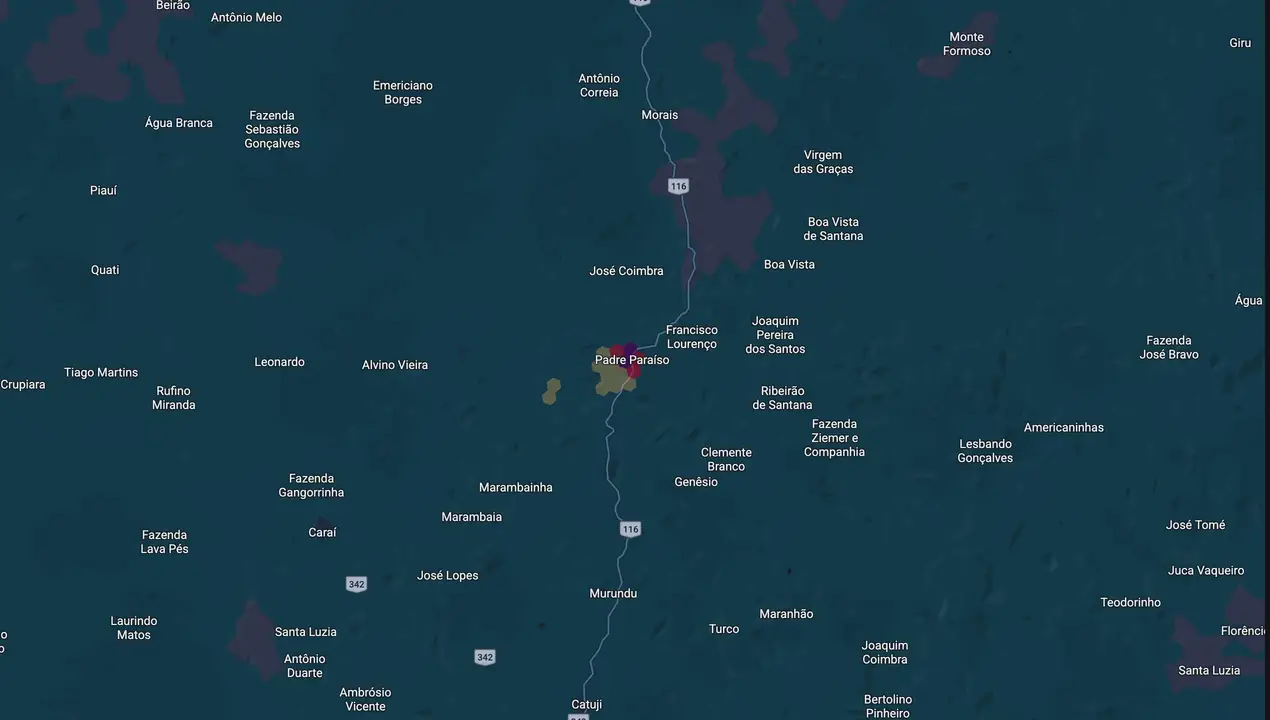 Mapa eleitoral de Irmã Diu