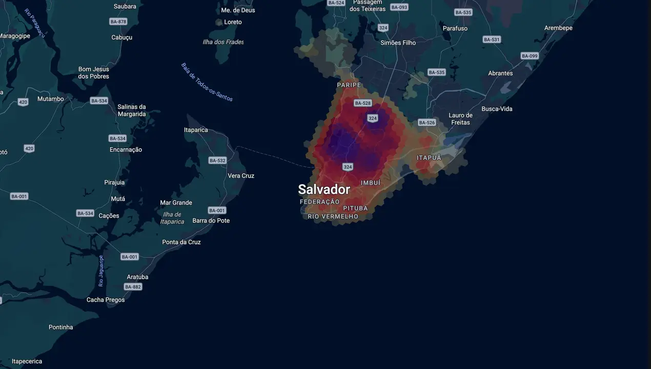 Mapa eleitoral de Isabela Sousa