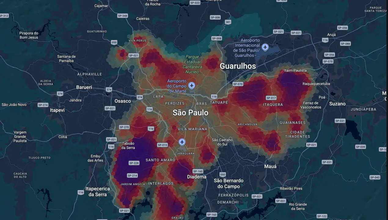 Mapa eleitoral de Isac Félix