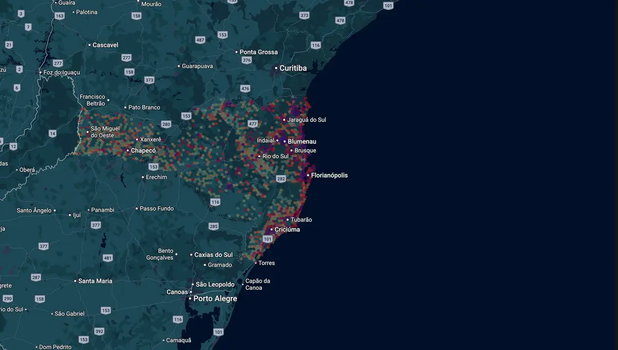 Mapa eleitoral de Ismael