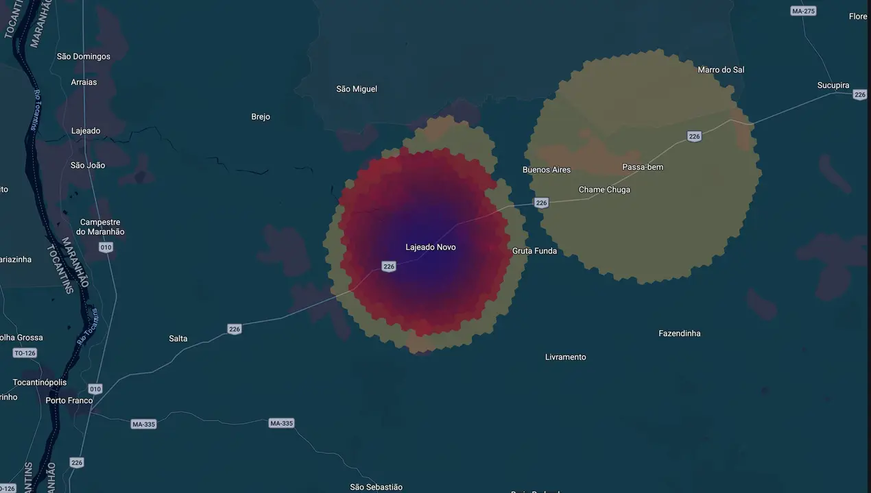 Mapa eleitoral de Itaires Tratorzao