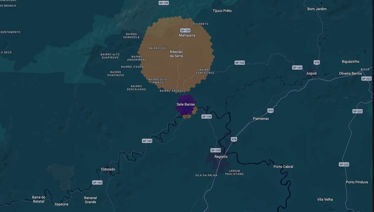 Mapa eleitoral de Italo Costa