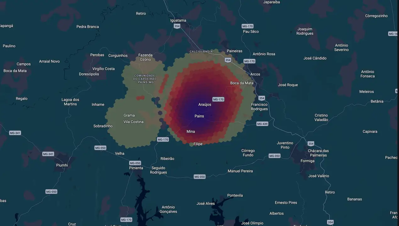 Mapa eleitoral de Itamar da Tamafe