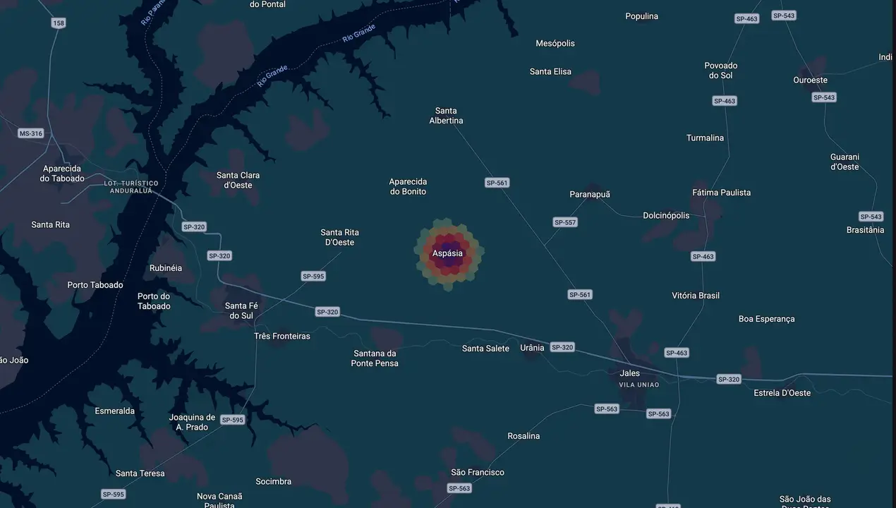 Mapa eleitoral de Ivan de Paula