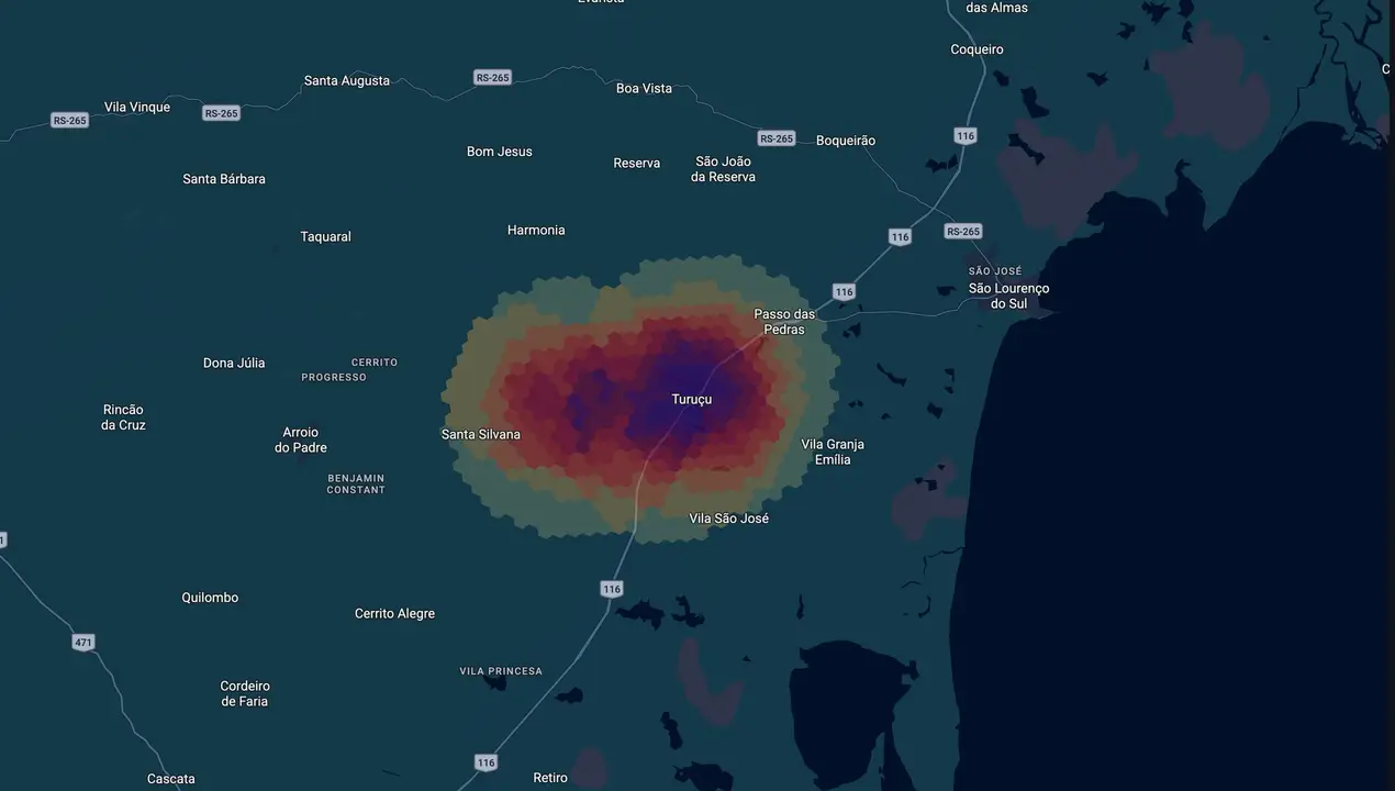 Mapa eleitoral de Ivan Scherdien