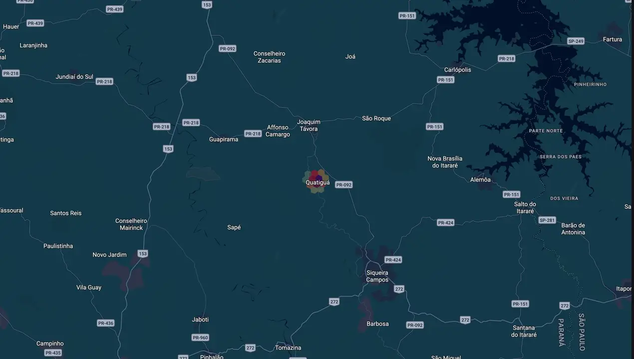 Mapa eleitoral de Izilda da Saúde