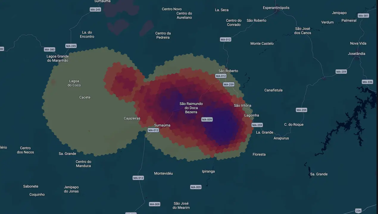 Mapa eleitoral de Jacinto Neto