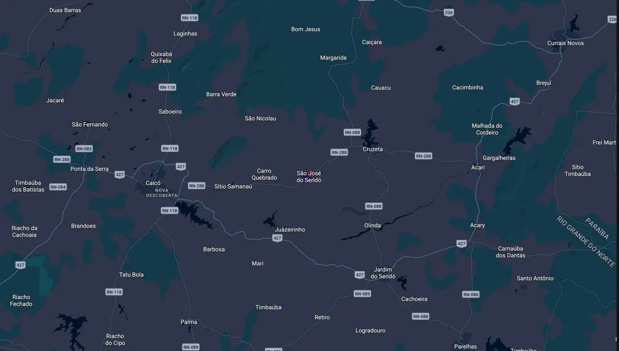 Mapa eleitoral de Jackson Dantas