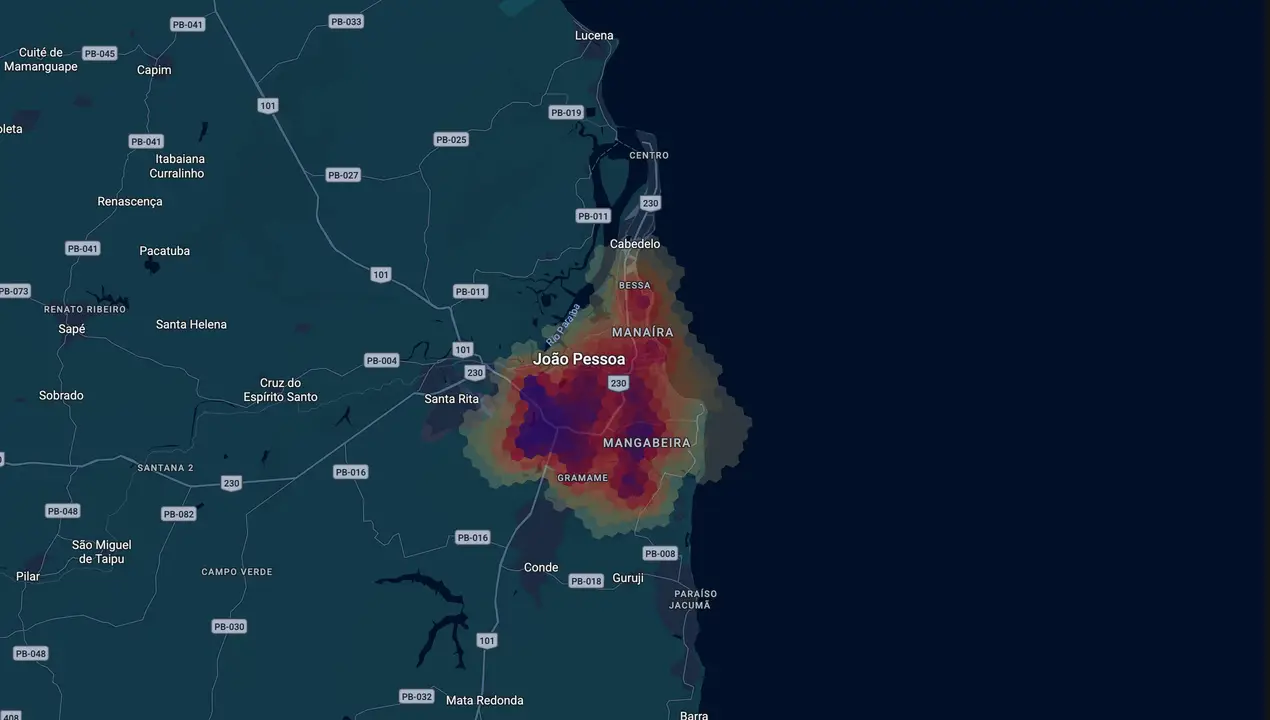 Mapa eleitoral de Jailma Carvalho