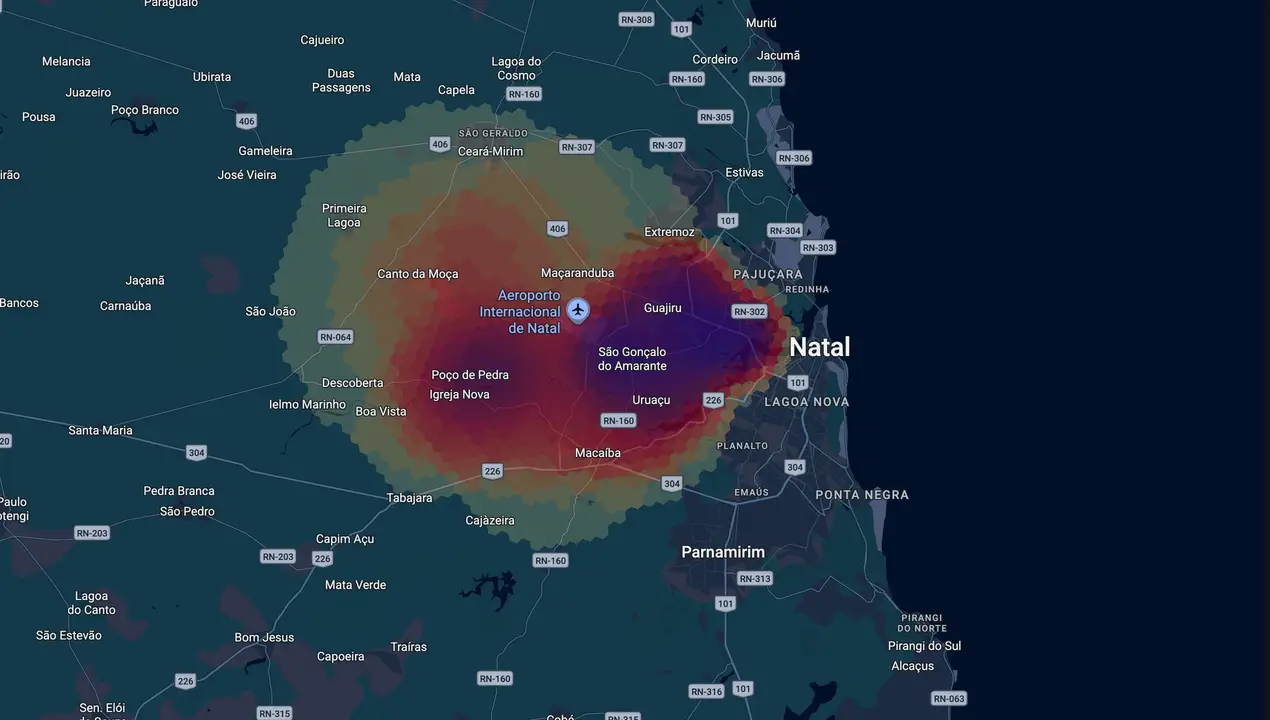 Mapa eleitoral de Jaime Calado