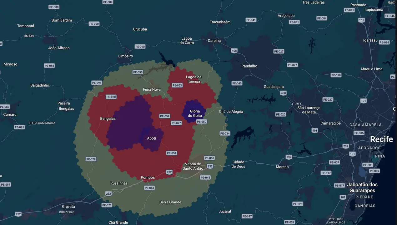 Mapa eleitoral de Jaiminho
