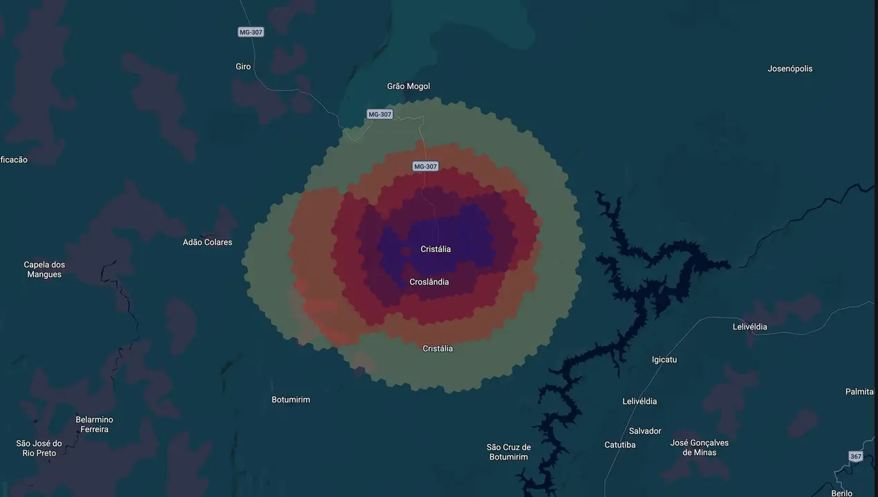 Mapa eleitoral de Jairo Júnior