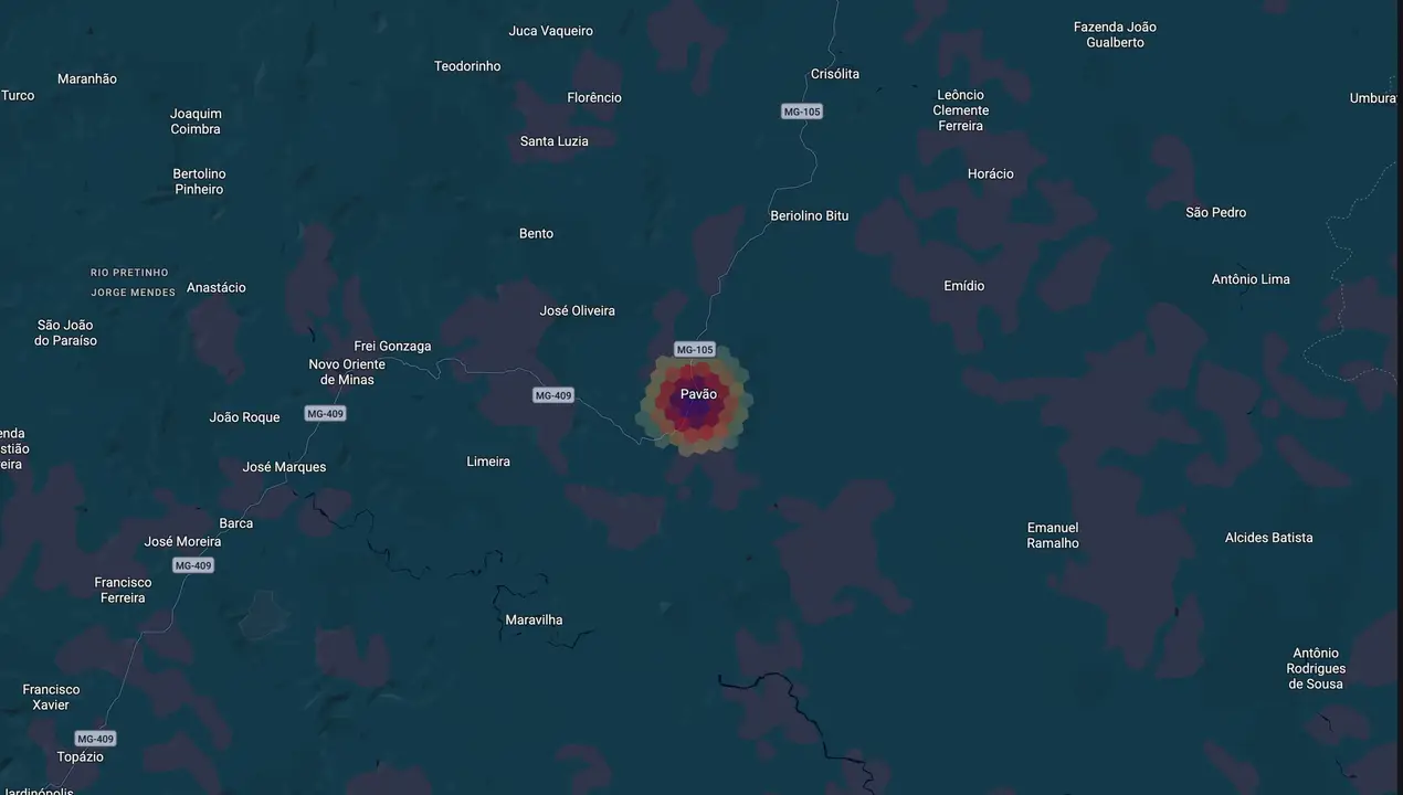 Mapa eleitoral de Jane