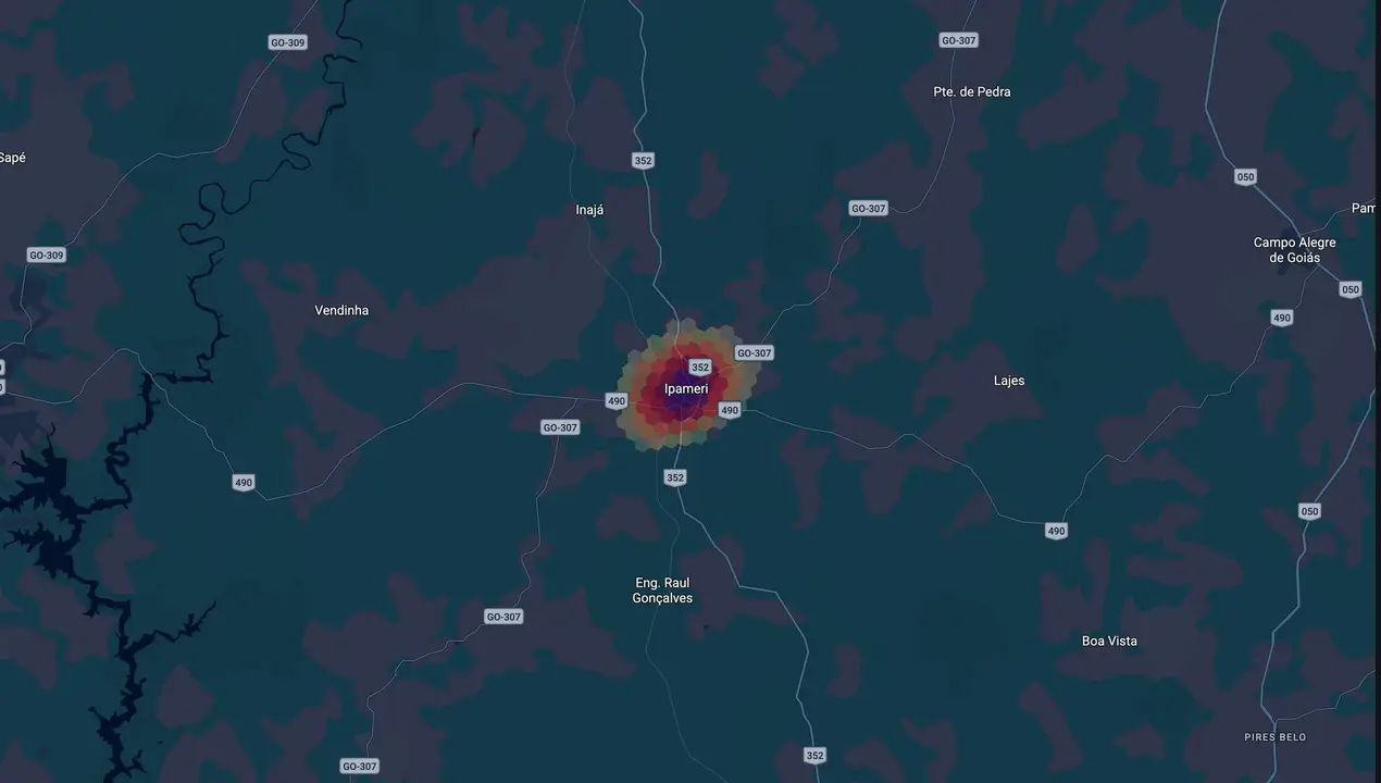 Mapa eleitoral de Jânio Pacheco