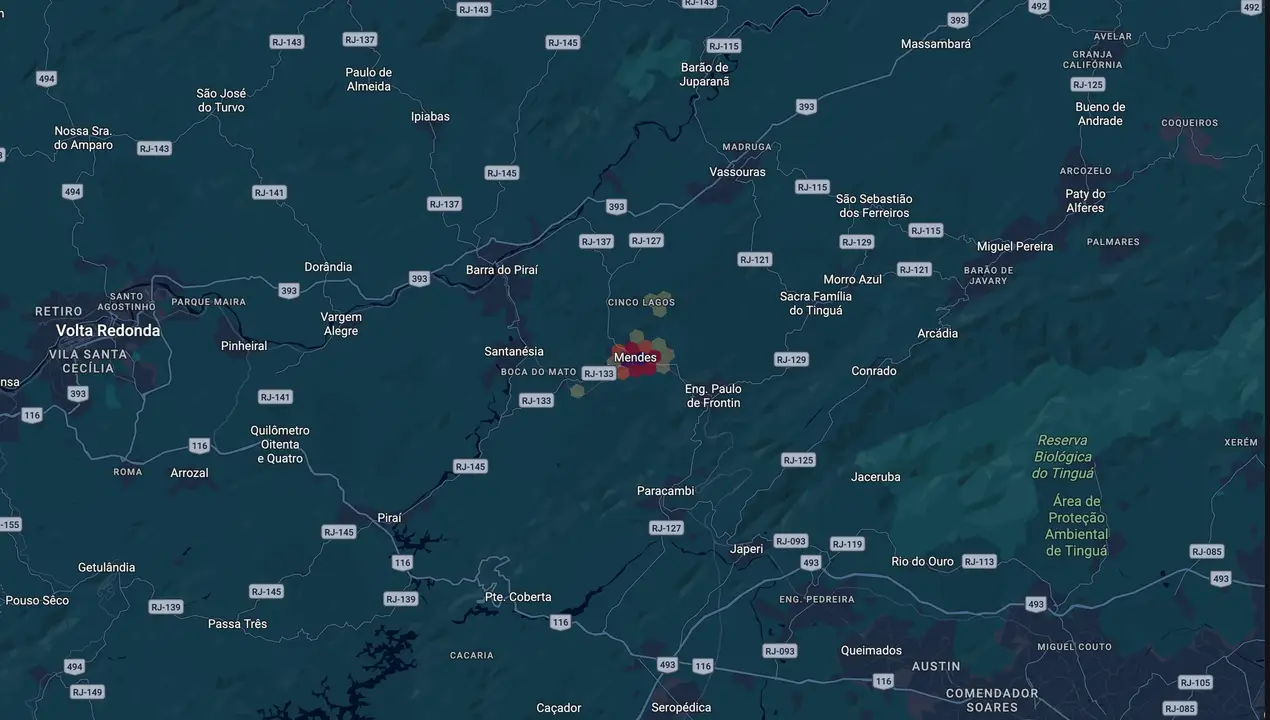 Mapa eleitoral de Jardel