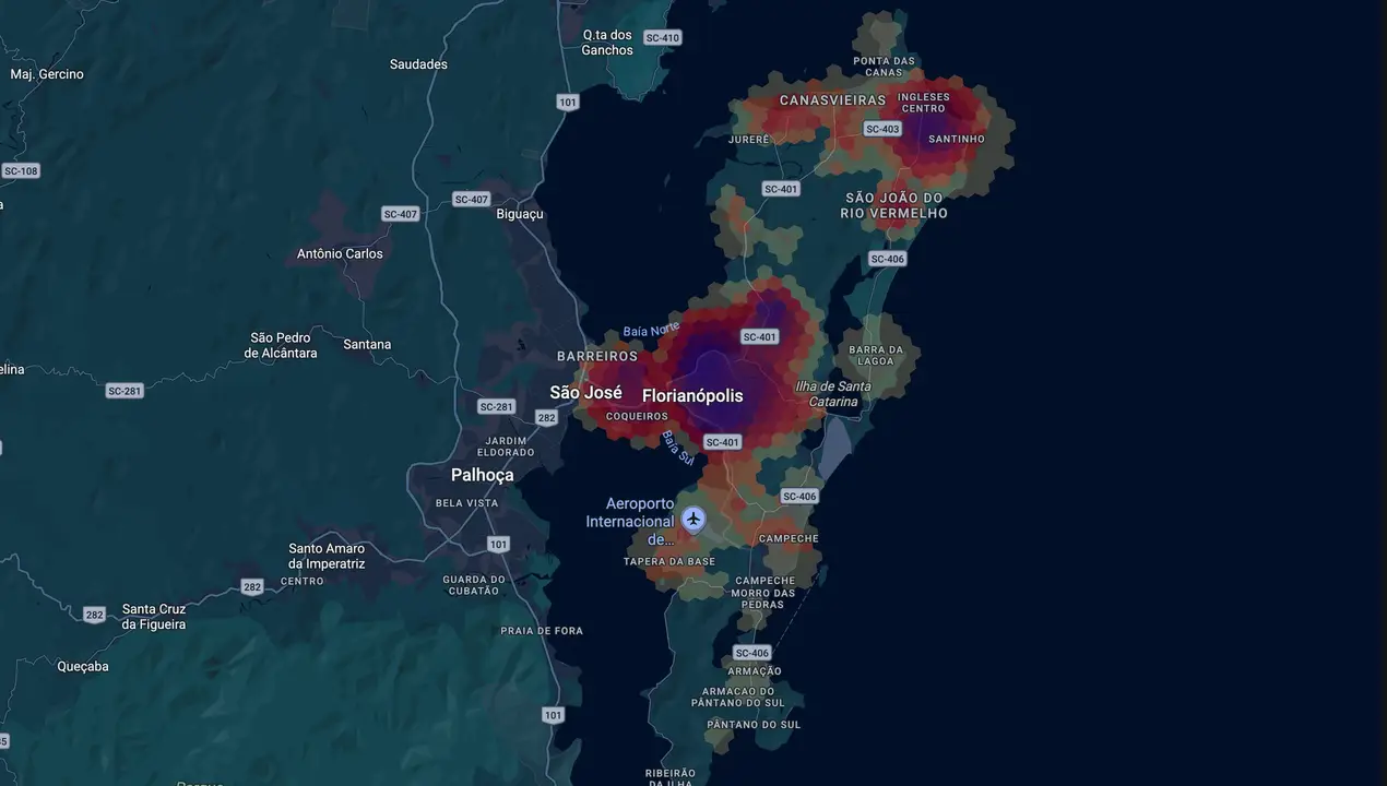 Mapa eleitoral de Jeferson Backer