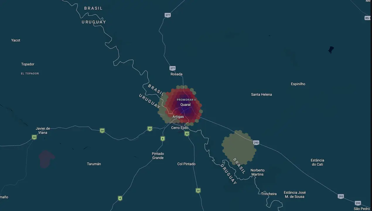 Mapa eleitoral de Jeferson Pires