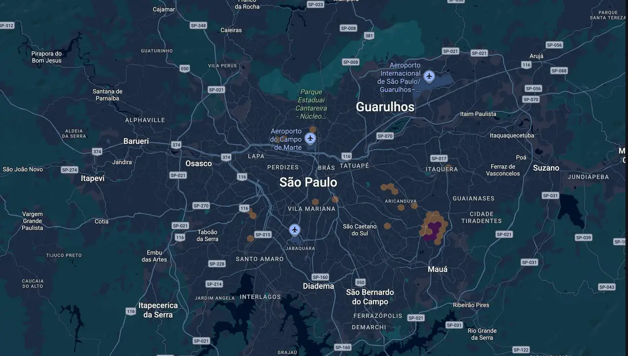 Mapa eleitoral de Jefferson Silva