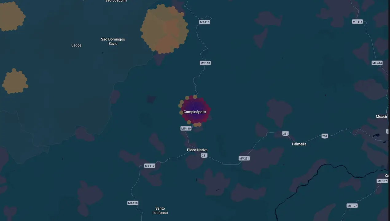 Mapa eleitoral de Jeovan Faria