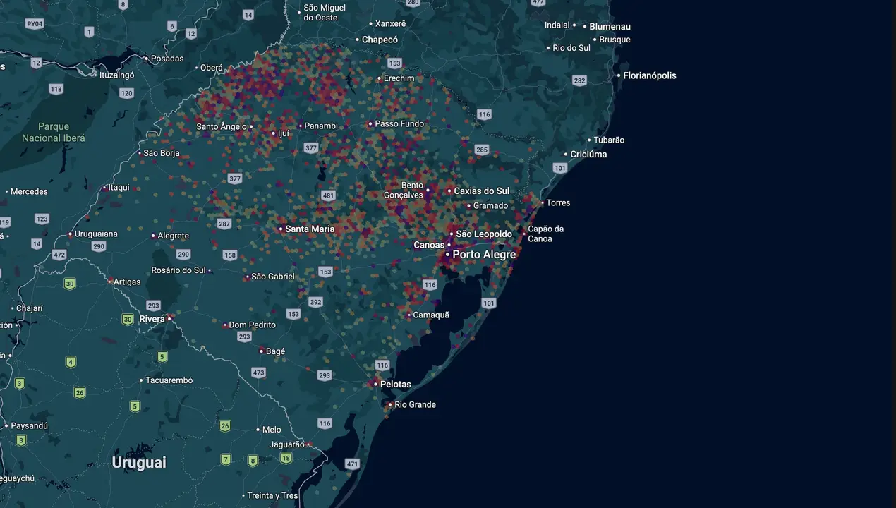 Mapa eleitoral de Jerônimo Goergen