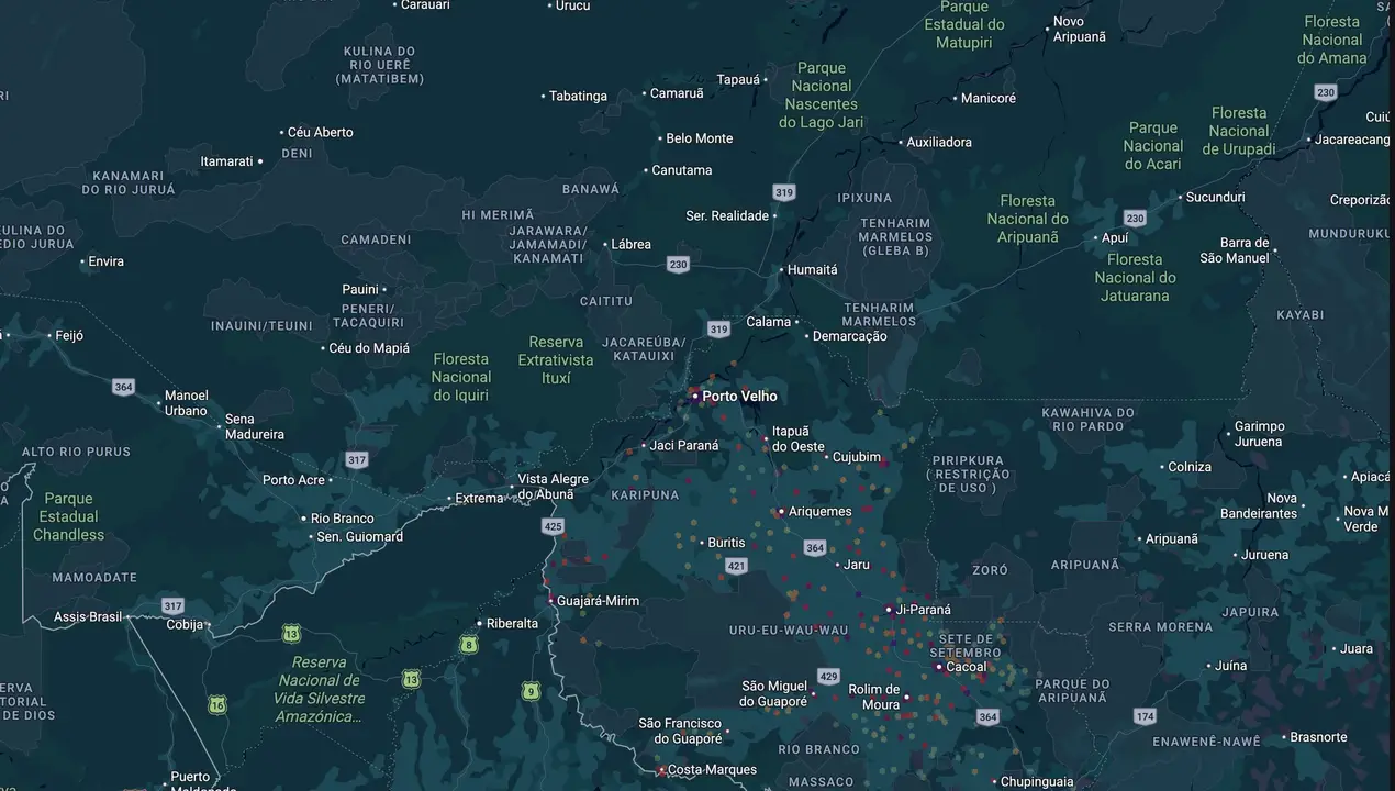 Mapa eleitoral de Jesualdo Pires