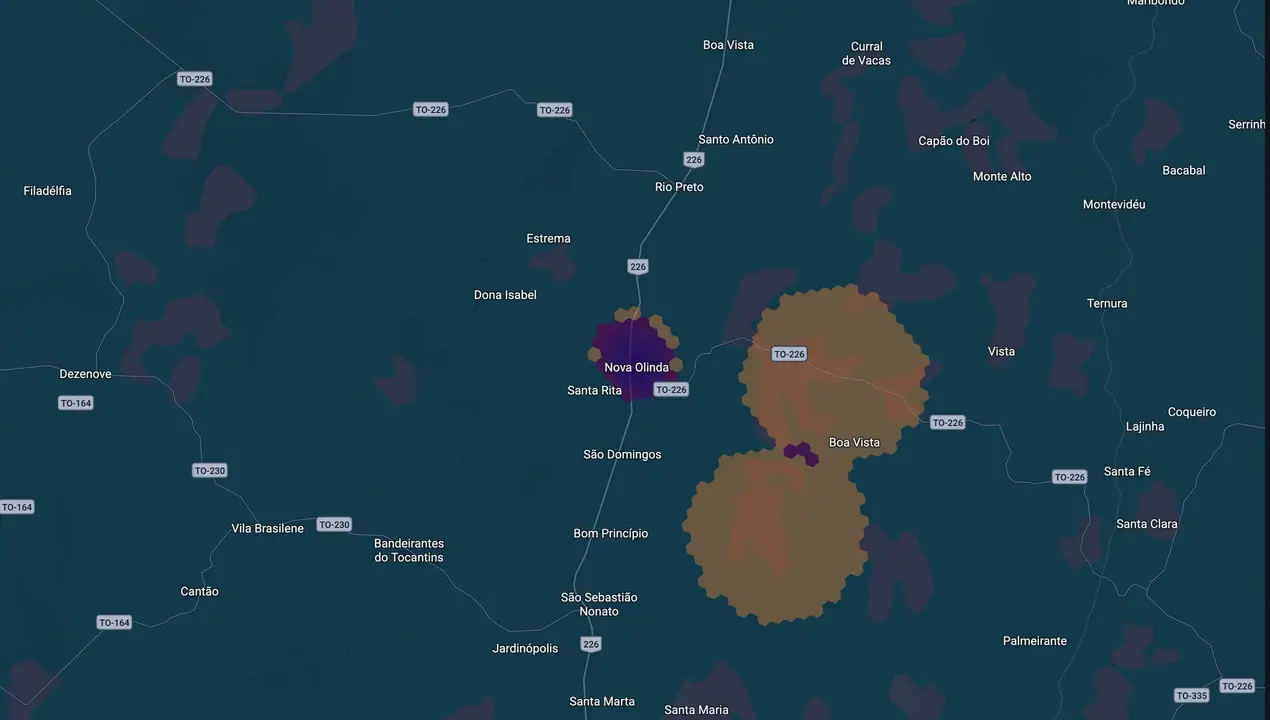 Mapa eleitoral de Jesus Evaristo
