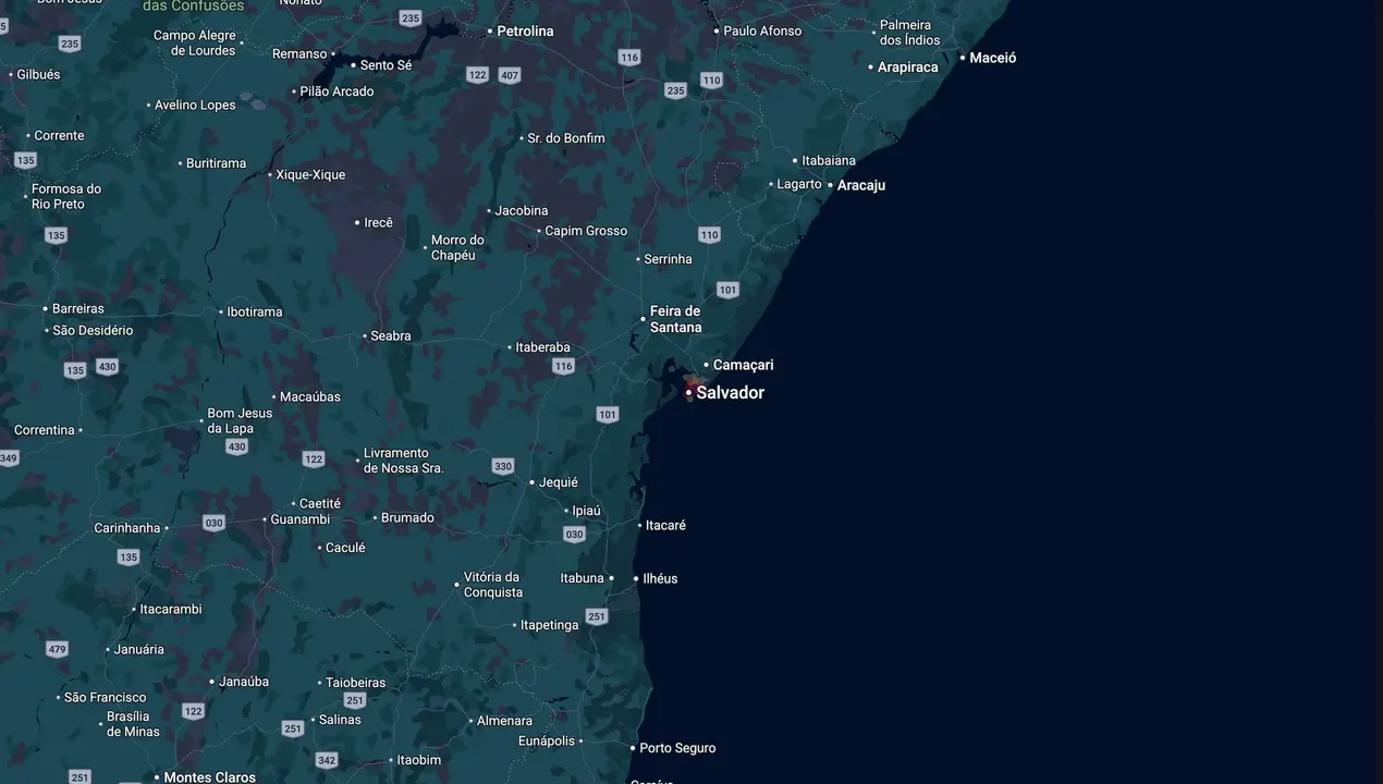 Mapa eleitoral de João Henrique