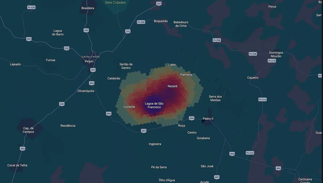 Mapa eleitoral de João Arilson