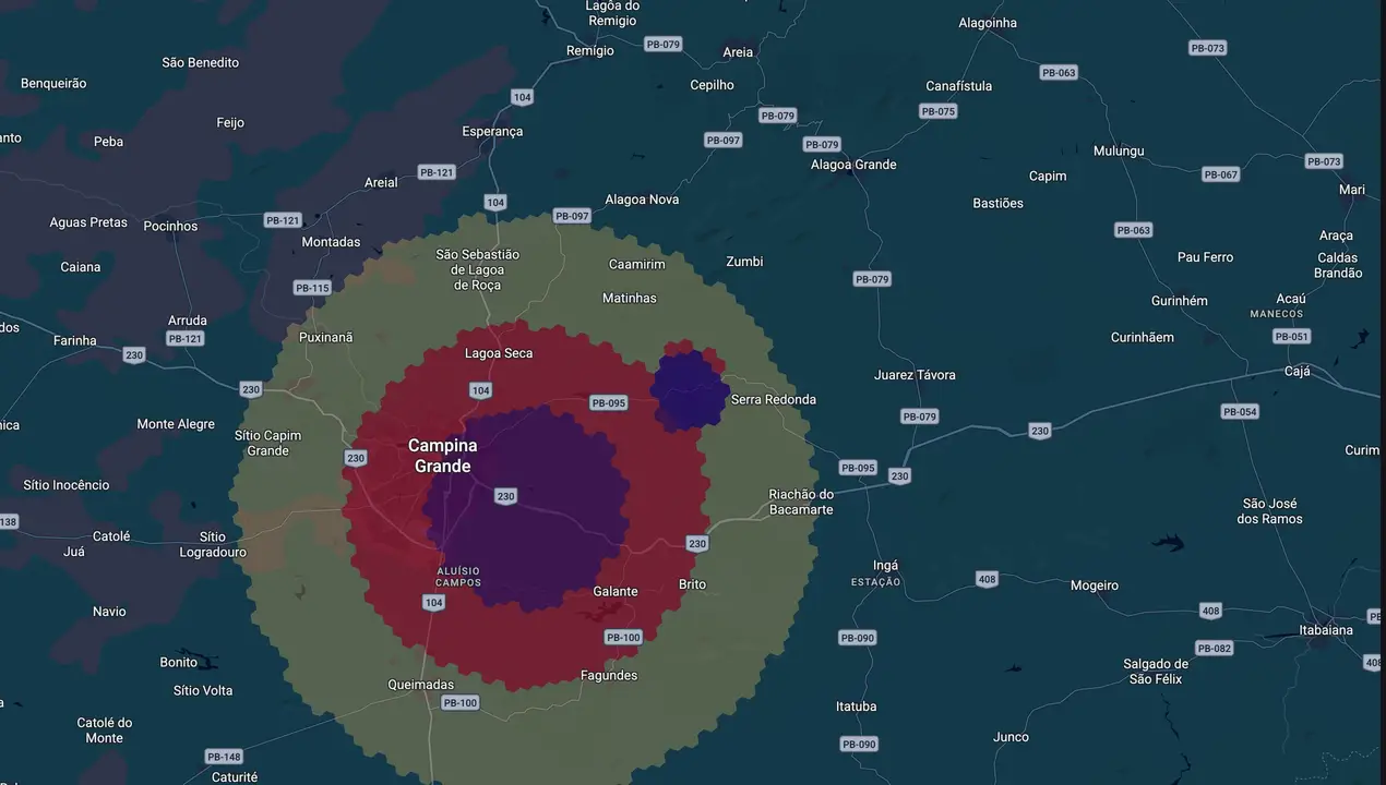 Mapa eleitoral de João Costa