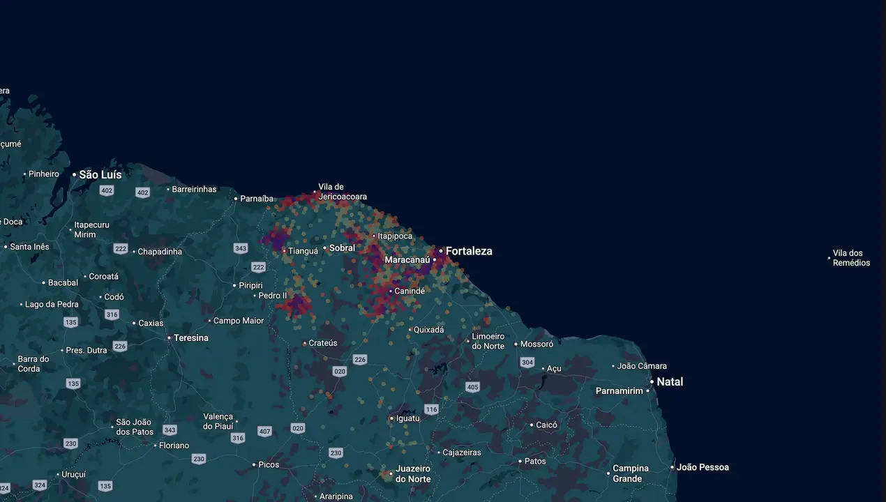 Mapa eleitoral de João Jaime
