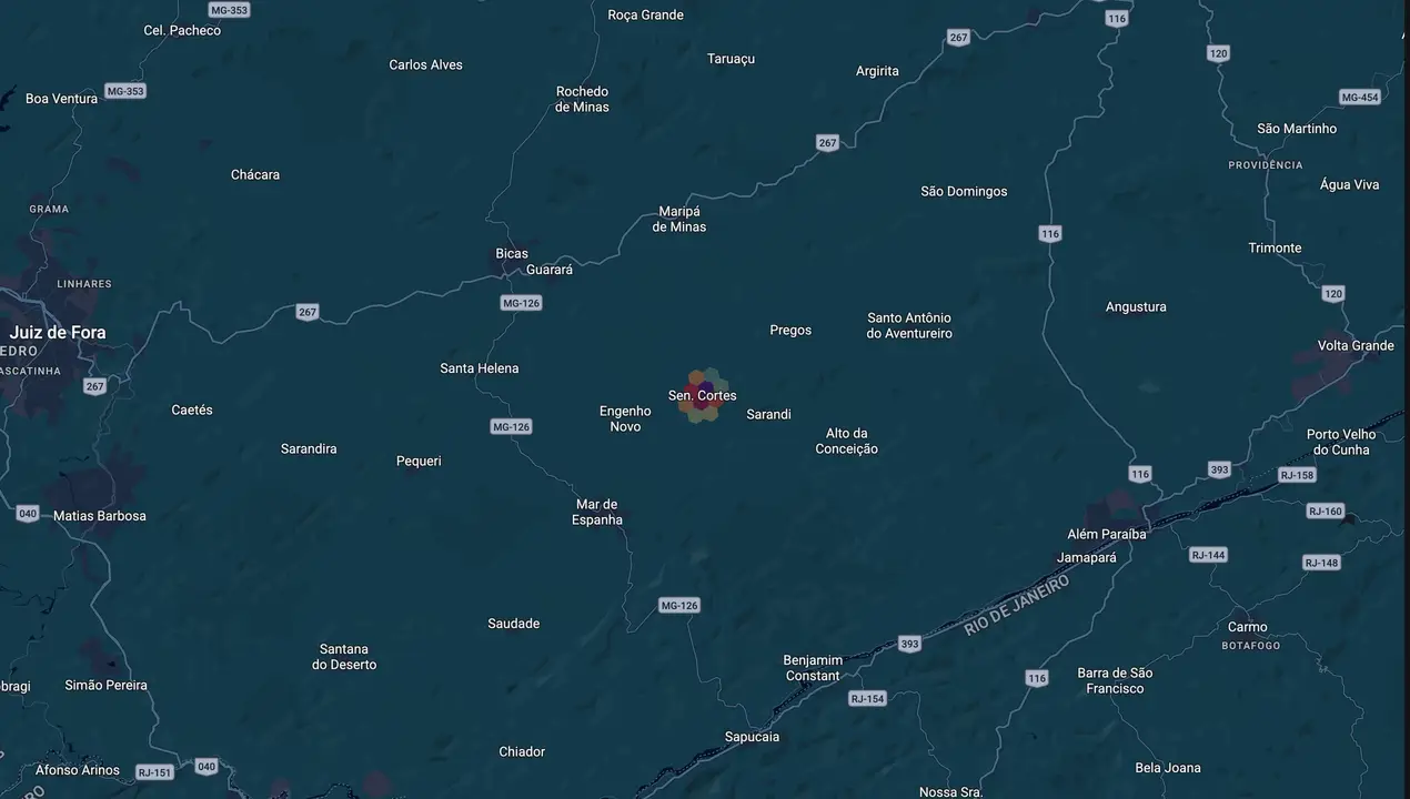 Mapa eleitoral de Joao Lucio